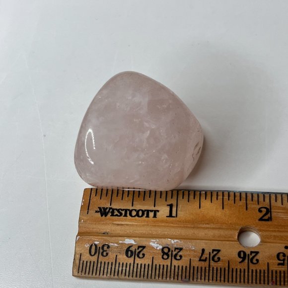 Rose Quartz and Clear Quartz Crystal Bundle - Calming Pocket Crystal Gift Set - Picture 11 of 16